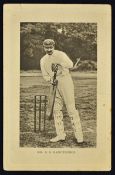 Cricket Postcards Wrench Series 1911 to include R. Abel with 1911 postage mark, with inscriptions to