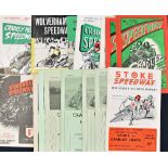 Speedway - 1948 Cradley Heath v Tamworth programme together with 1947 Wombwell v Cradley Heath, 1950