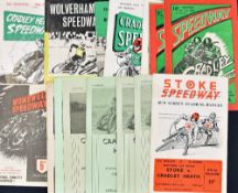 Speedway - 1948 Cradley Heath v Tamworth programme together with 1947 Wombwell v Cradley Heath, 1950