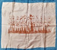 Two 20th Century Cricket Silk Handkerchiefs Eleven of England in Australia and The Australian