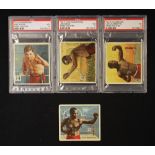 1910 Boxing Hassan Cigarette Cards includes Sam Langford, Joe Gans, Joe Jeanette and W.M. Papke, all