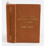 Wisden Cricketers' Almanack 1905 - 42nd edition - with wrappers, rebound in brown cloth boards
