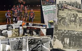 Speedway Photographs/Prints - a selection of largely black and white photographs with some signed