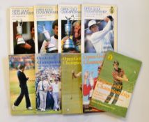 Collection of Open Golf Championship programmes from 1981- 1989 - to incl Royal St Georges '81(