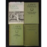 Lawn Tennis Books by Kathleen Godfree (McKane), includes Lawn Tennis How to improve your Game