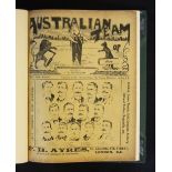 Australian Team of 1899 Cricket Publication Magazine published by J. N. Pentelow, 'The Cricket