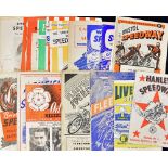 Assorted 1950/60s Speedway Programmes includes Rye House Speedway, Fleetwood, Liverpool, Bristol and