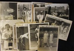 c.1930s Tennis Photographs includes Male and Female action scenes, depicting H. Etchart and A.