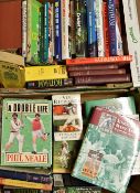 Selection of Cricket Books includes 1965 Wisden Almanack, Cricket of Trial, Action in Cricket,