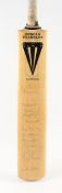 c.1970's England Signed Cricket Bat Duncan Fearnley signed England bat with 11 signatures