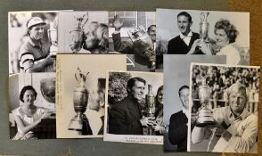Collection of Open Golf Champions and Other major tournament press photographs - Greg Norman '86