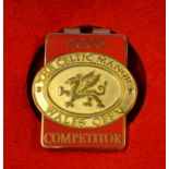 2006 Celtic Manor Wales Open Golf Championship Competitors enamel money clip badge - won by Robert