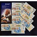 14x Jack Nicklaus Royal Bank of Scotland £5 bank notes - to commemorate Jack Nicklaus 40th Year of