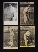 Group of Cricket Wrench Series Postcards to include J. Darling, W.P. Howell, J. Gunn, and J.T.