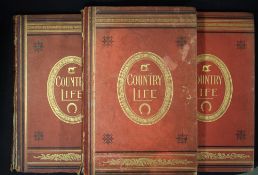 Country Life Magazine Illustrated Vol I, II & III - starts Vol I No.1 January 8th 1897, The