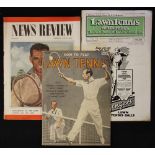 1936 How To Play Lawn Tennis Booklet edited by S. Wallis Merrihew, illustrated from motion picture