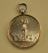 1954 The News of The World silver golf medal - and embossed on the reverse "The Artisan Golfers