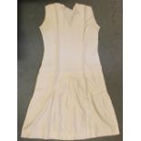 1930s Silk Tennis Dress comes with tissue and box, no labels apparent