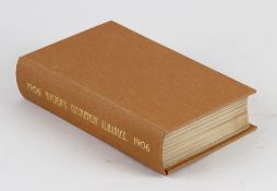 Wisden Cricketers' Almanack 1906 - 43rd edition - with wrappers, rebound in brown cloth boards