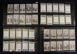 Gallaher Ltd 'Famous Cricketers' Cigarette Cards complete set of 100 cards plus 2 duplicate cards.