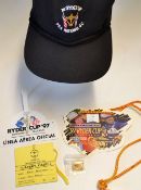 Collection of Ryder Cup golf players/caddie entrance tickets from 1983 onwards - 1983 PGA National