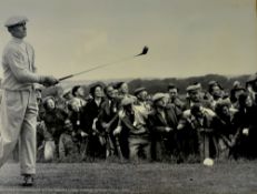Ben Hogan - 1953 Carnoustie Open golf Champion photograph print taken at the 14th Tee during the
