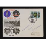 1977 Australian Centennial Tour Signed First Day Cover with signatures from Chappell and Brearley in