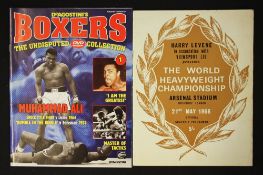 1966 Muhammad Ali v Henry Cooper Boxing Programme - The Heavyweight Championship of the World with