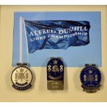 Alfred Dunhill Links Golf Championship collection of Competitors enamel money clip badge display -