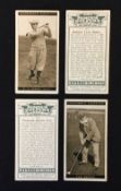 W.A & A.C Churchman's golfing cigarette cards titled 'Famous Golfers' c. 1927 complete set 50/50