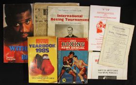 1945 Boxing Championships Programme 'The Western Command' date 27 Feb professional and amateur,