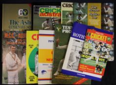 Selection of England Cricket Tour and Australia Programmes and Books including MCC - Australia
