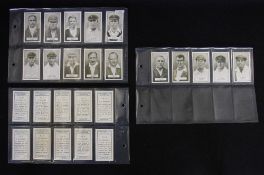 Cohen Weenen & Co Cricketers Cigarette Cards complete set of 25 cards.