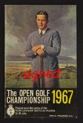Scarce 1967 Hoylake Open Golf Championship programme signed by the winner Roberto De Vincenzo-played