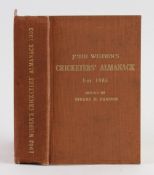 Wisden Cricketers' Almanack 1903 - 40th edition - lacking wrappers, rebound in brown cloth board