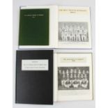 Group of Australian Cricket Hard Back Books including History of The 1945 Australian Services