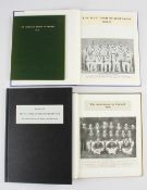 Group of Australian Cricket Hard Back Books including History of The 1945 Australian Services