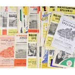 1961, 1962 and 1963 Wolverhampton Speedway Programmes includes homes and away events, writing to