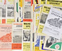 1961, 1962 and 1963 Wolverhampton Speedway Programmes includes homes and away events, writing to