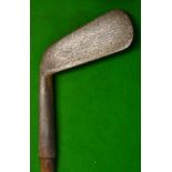 Early F H Ayres left hand general iron c.1885 - stamped S to the head and fitted with good