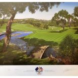 1997 Valderrama Ryder Cup signed ltd ed colour print by Graeme Baxter - signed in pencil by Graeme