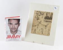 Jimmy Anderson Signed Book 'Jimmy, My Story' hardback book signed to title page, with England v