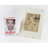 Jimmy Anderson Signed Book 'Jimmy, My Story' hardback book signed to title page, with England v