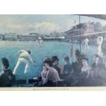 Hylton Philipson 'Oxford Cricket' Original Vanity Fair Supplement Colour Print by Spy published by