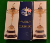 2001 Ryder Cup Commemorative Golf balls - 3x 3 boxes commemorative golf balls from the postponed