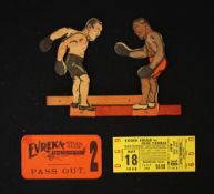 1968 Roger Rouse v Jose Torres Boxing Match Ticket date 18 May at University of Montana, together