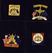 Collection of official 2004 Ryder Cup "Oakland" official enamel pin badges - to include 4x various