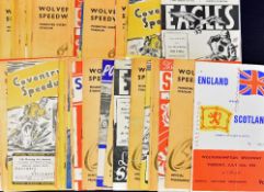 1952, 1953 and 1954 Wolverhampton Speedway Programmes includes 1953 England v Scotland, homes and