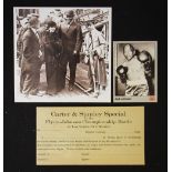 Boxing - 1912 Jim Flynn v Jack Johnson Las Vegas Fight Rail Ticket a Carter & Stanley Special to the