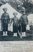 15th Sikhs at Hampton Court Palace Postcard - A fine vintage postcard titled 'Our Indian Army,